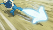 EP879 Frogadier usando golpe aéreo