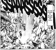 Aparición de las Cataratas Tohjo en el manga.