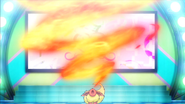 EP893 Flareon usando giro fuego