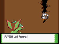 Flygon usando fisura en la cuarta generación.