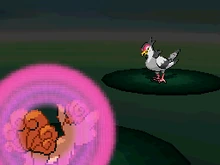 Vulpix usando paranormal en la quinta generación.