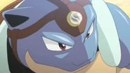La Blastoisita en la frente del Blastoise de Narciso.