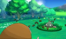 Mamoswine usando trampa rocas en la sexta generación.