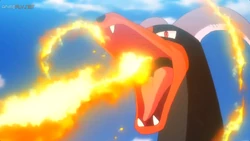 EP1142 Houndoom usando Lanzallamas