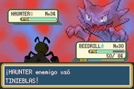 Haunter usando tinieblas en la tercera generación.