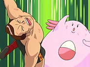 EP463 Chansey peleando con Giovanni (3)