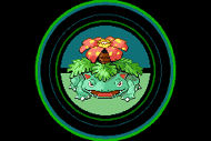Venusaur en los créditos de Pokémon Rojo Fuego y Verde Hoja.