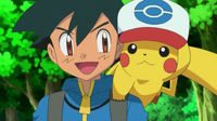 EP798 Pikachu con la gorra de Ash