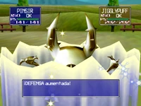 Pinsir usando fortaleza en Pokémon Stadium.