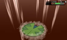 Lotad recibiendo antiaéreo en la sexta generación.