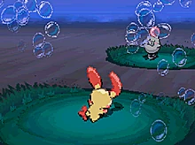 Plusle usando llanto falso en la quinta generación.