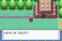 Entrada a la cueva Diglett por la Ruta 11.