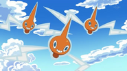 Rotom junto a los demás.