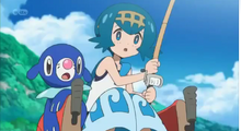 Nereida y Popplio juntos.