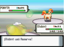 Drifblim usando reserva en la cuarta generación.