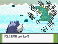 Surf HGSS.png (18 kB) Poliwrath usando surf en la cuarta generación.