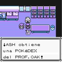 ...se le entrega el Pokédex al protagonista y al Rival.