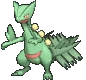 Imagen de Sceptile en Pokémon X, Pokémon Y, Pokémon Rubí Omega, Pokémon Zafiro Alfa, Pokémon Sol y Pokémon Luna