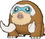 Imagen de Mamoswine hembra en Pokémon X, Pokémon Y, Pokémon Rubí Omega, Pokémon Zafiro Alfa, Pokémon Sol y Pokémon Luna