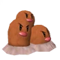 Dugtrio (トリオこん)