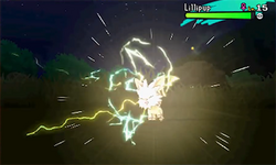 Lillipup recibiendo electropunzada en la séptima generación