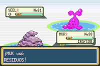 Muk usando residuos en la tercera generación.