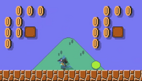 Sprite de Lucario en Super Mario Maker