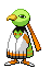 Imagen de Xatu variocolor hembra en Pokémon Negro y Blanco