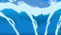 Wailord usando Salpicadura