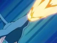 Kingdra usando hiperrayo.