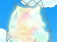 Abra de Mira/Maiza usando teletransporte.