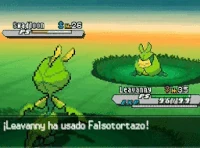 Leavanny usando falso tortazo en la quinta generación.