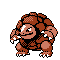 Imagen de Golem variocolor en Pokémon Cristal