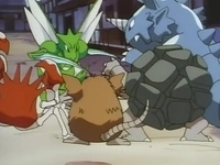 EP042 Pokémon rodeando a Scyther