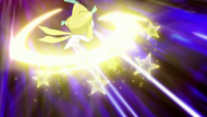 Jirachi usando rapidez.