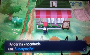 Lugar donde se encuentra la Superpoción.