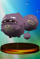 Trofeo de Weezing en SSBM