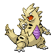 Imagen de Tyranitar variocolor macho o hembra en Pokémon Diamante y Perla