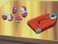 Pokédex de Hoenn y seis Poké Balls.