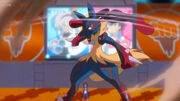 EP1175 Mega-Lucario de Ash