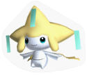 Pegatina de Jirachi en Brawl.