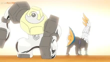 Melmetal versus Silvally de Gladion/Gladio.