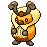Imagen de Kricketot variocolor hembra en Pokémon Negro y Blanco