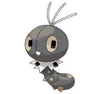 Scatterbug, de tipo bicho. Este Pokémon evoluciona a Spewpa, y finalmente a Vivillon.