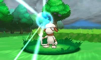 Meteorobola agua XY.png (227 kB) Smeargle recibiendo meteorobola de tipo agua en Pokémon X y Pokémon Y.