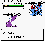 Crobat usando niebla en la segunda generación.