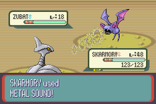 Skarmory usando eco metálico en la tercera generación.