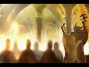 Los Siete Sabios en la coronación de .