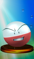 Trofeo de Electrode en Super Smash Bros. Melee.