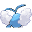 Imagen posterior de Swablu en la tercera generación